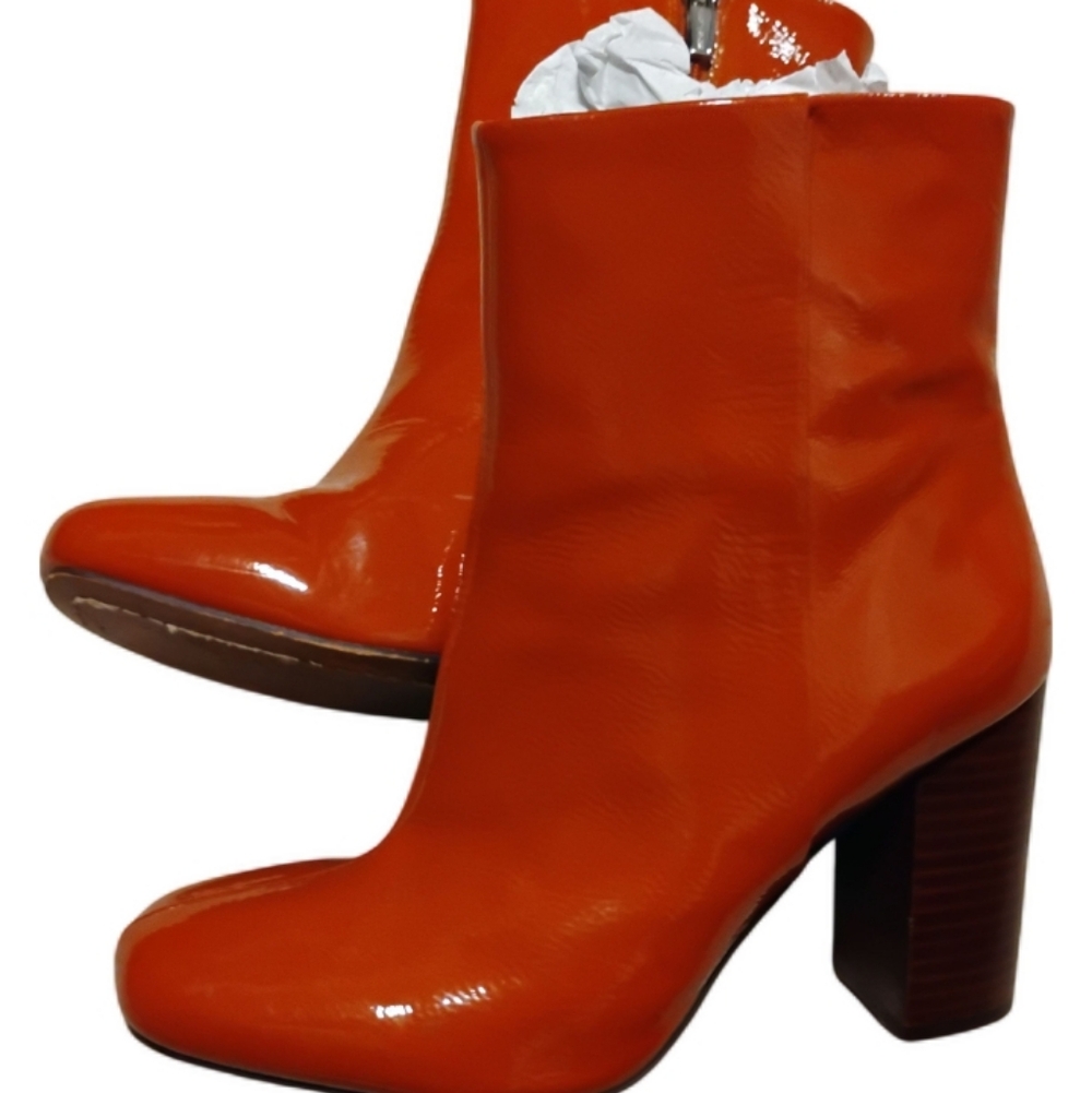 Vince Camuto Orange Patent Leather